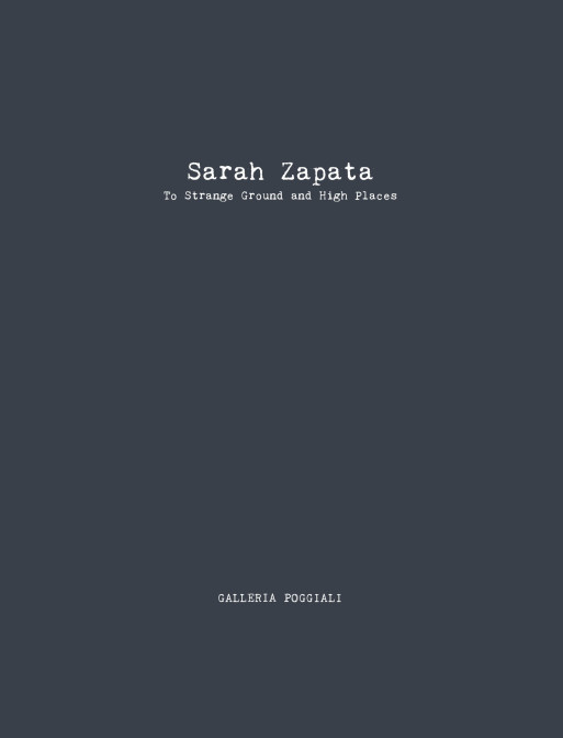 SARAH ZAPATA | TO STRANGE GROUND AND HIGH PLACES