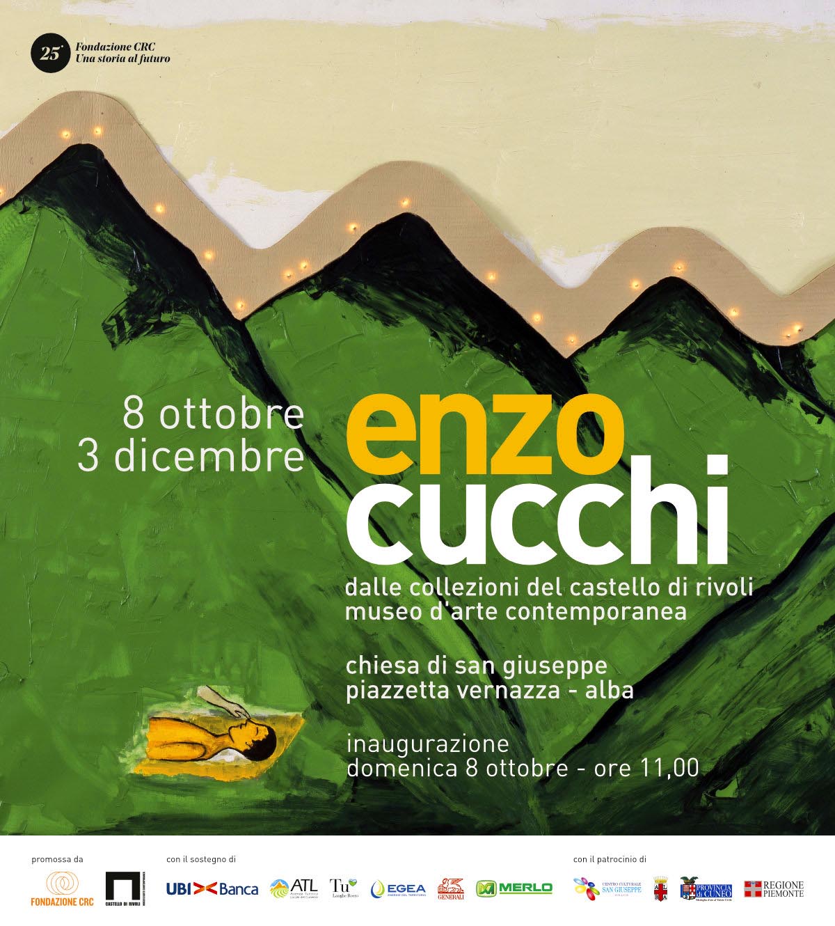 Enzo Cucchi | Chiesa di San Giuseppe Piazzetta Vernazza, Alba