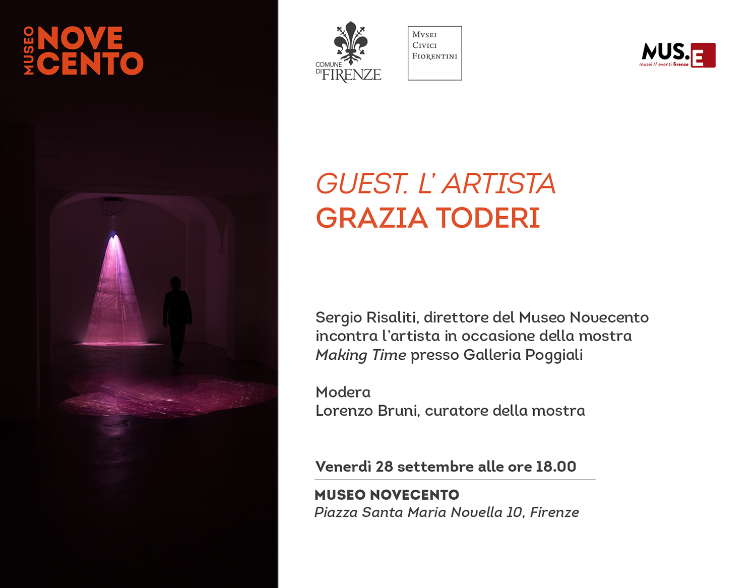 GUEST L' ARTISTA_GRAZIA TODERI | MUSEO NOVECENTO FIRENZE